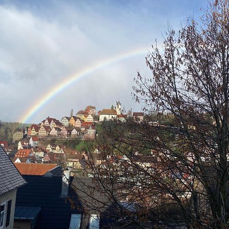 Retro Ferienwohnung Mit Schlossblick Im Nordschwarzwald Altensteig Exterior foto