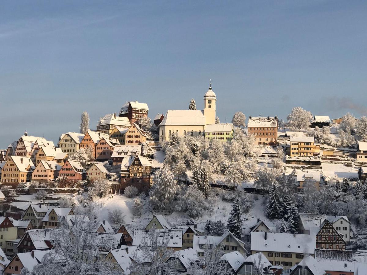 Retro Ferienwohnung Mit Schlossblick Im Nordschwarzwald Altensteig Exterior foto