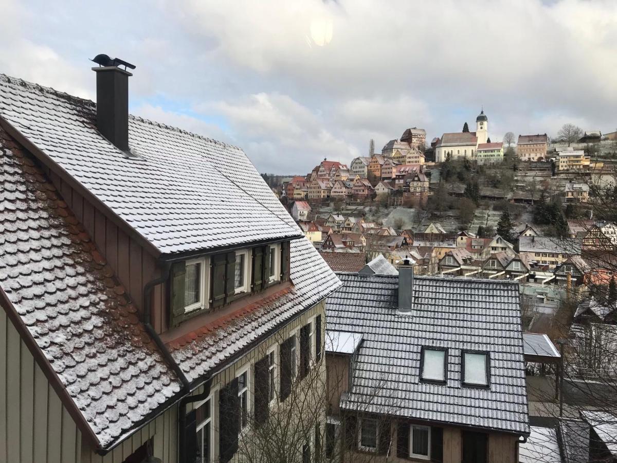 Retro Ferienwohnung Mit Schlossblick Im Nordschwarzwald Altensteig Exterior foto